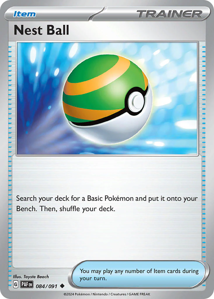 Paldean Fates 084 Nest Ball