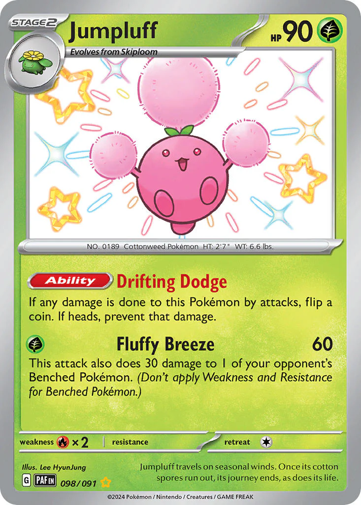 Paldean Fates 098 Jumpluff