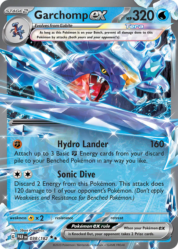 Paradox Rift 038 Garchomp ex