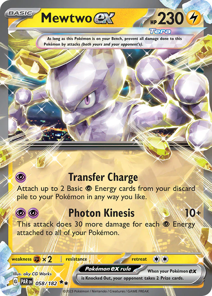 Paradox Rift 058 Mewtwo ex