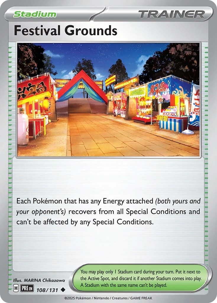 Prismatic Evolutions 108 Festival Grounds