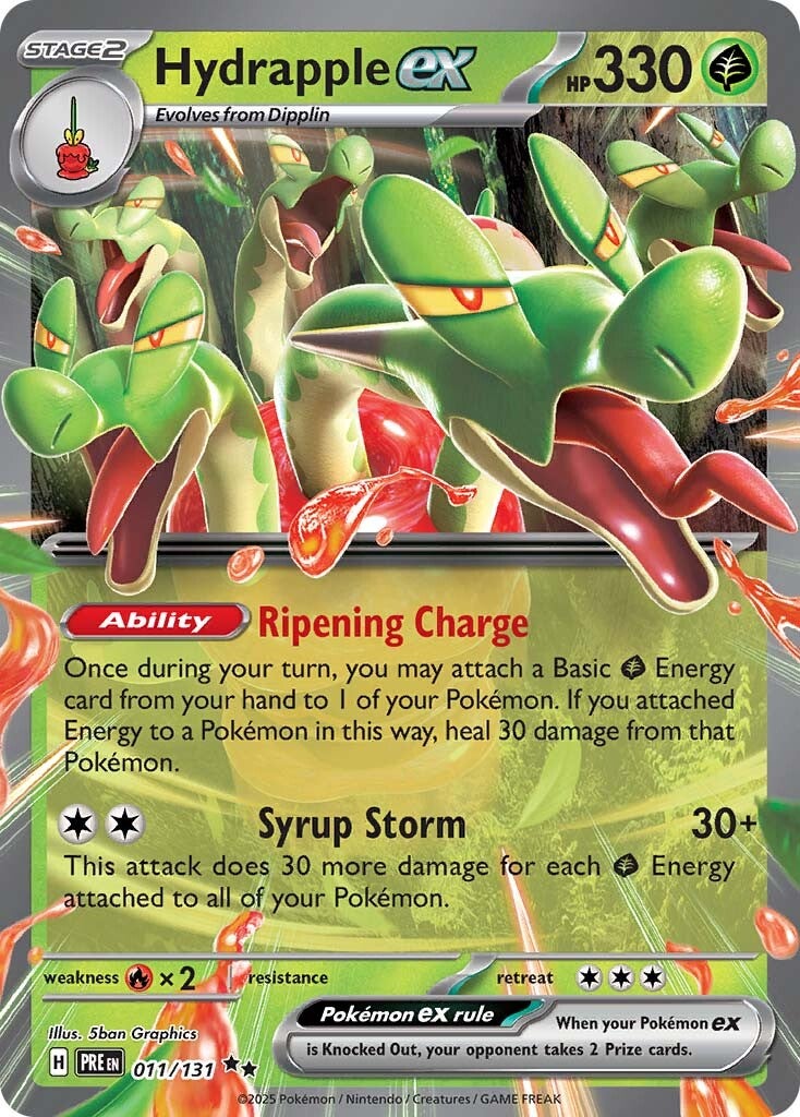Prismatic Evolutions 011 Hydrapple ex