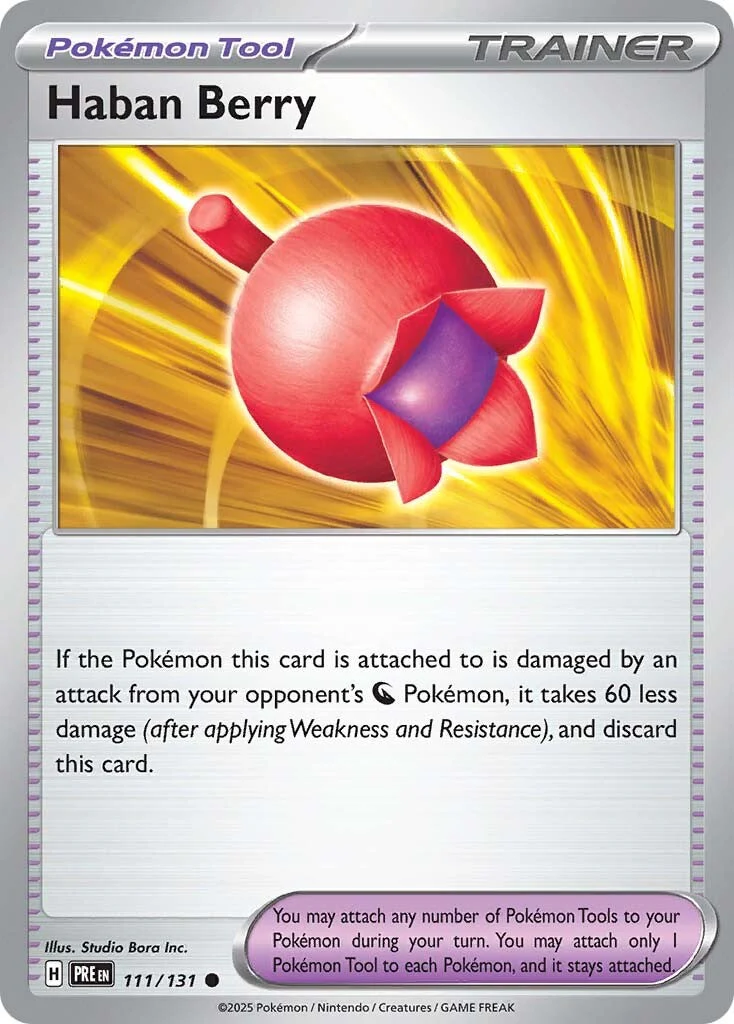 Prismatic Evolutions 111 Haban Berry