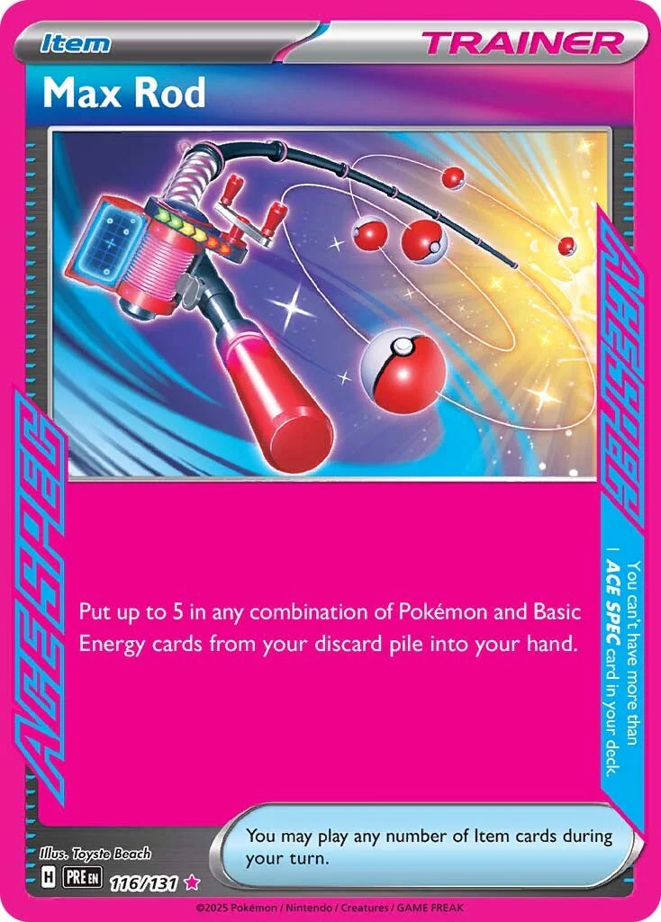 Prismatic Evolutions 116 Max Rod