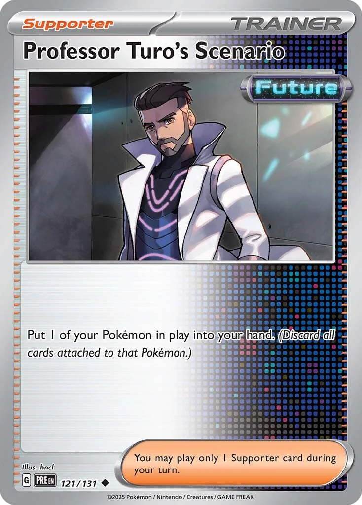 Prismatic Evolutions 121 Professor Turo's Scenario