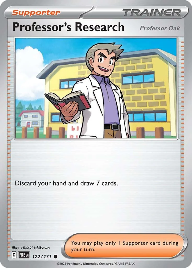 Prismatic Evolutions 122 Professor's Research