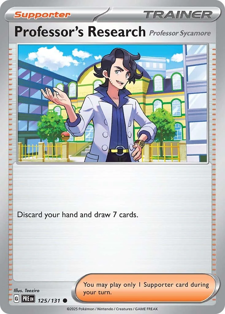 Prismatic Evolutions 125 Professor's Research