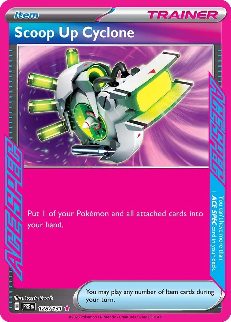 Prismatic Evolutions 128 Scoop Up Cyclone