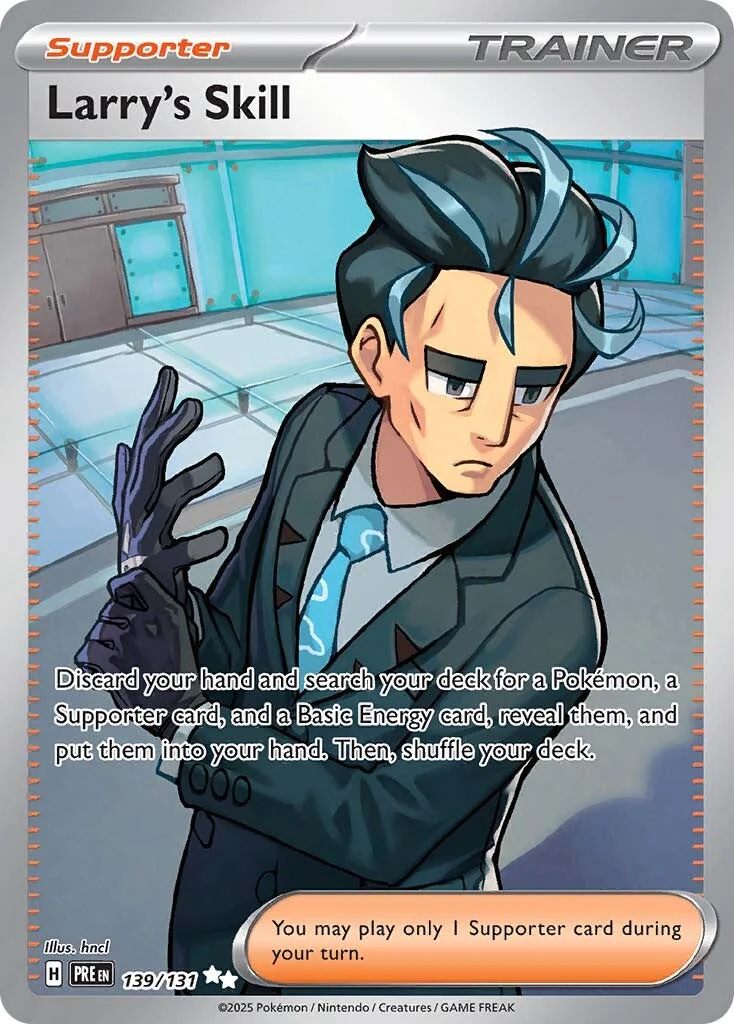 Prismatic Evolutions 139 Larry's Skill