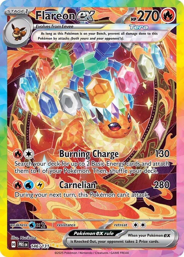 Prismatic Evolutions 146 Flareon ex