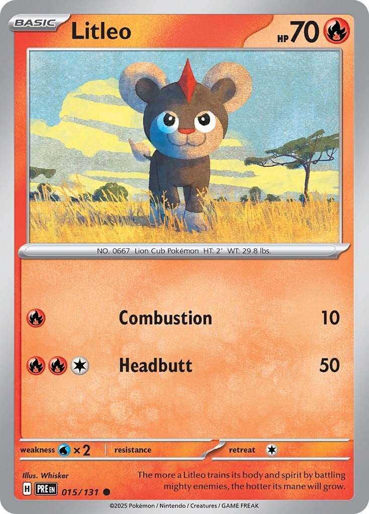 Prismatic Evolutions 015 Litleo