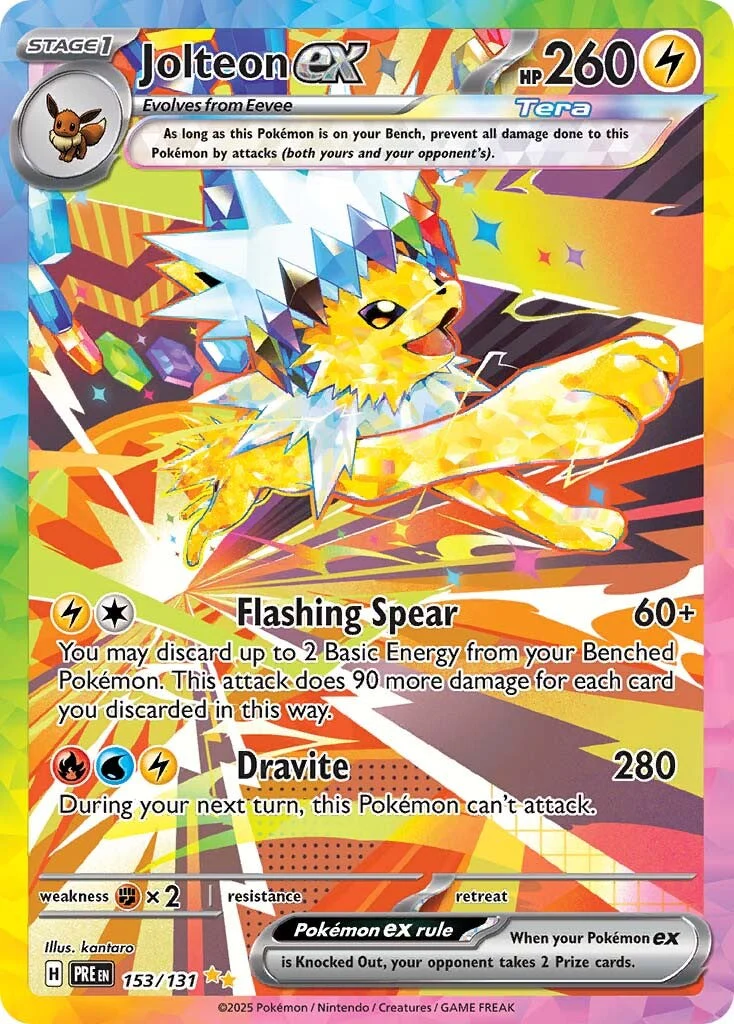 Prismatic Evolutions 153 Jolteon ex