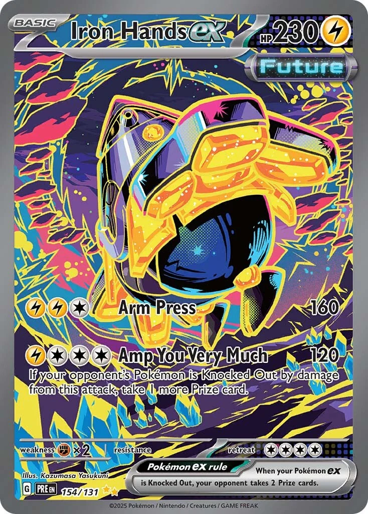 Prismatic Evolutions 154 Iron Hands ex