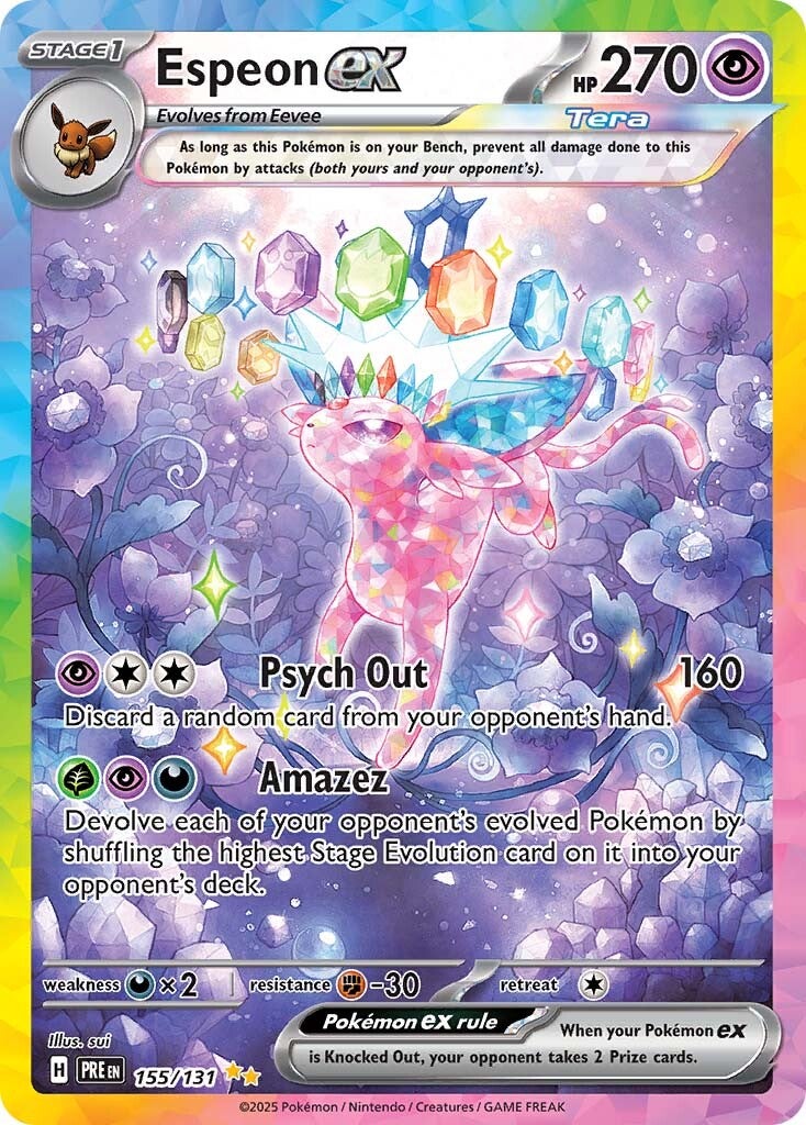 Prismatic Evolutions 155 Espeon ex