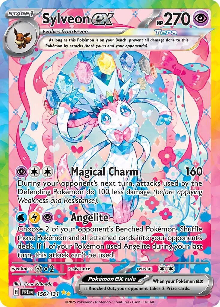 Prismatic Evolutions 156 Sylveon ex