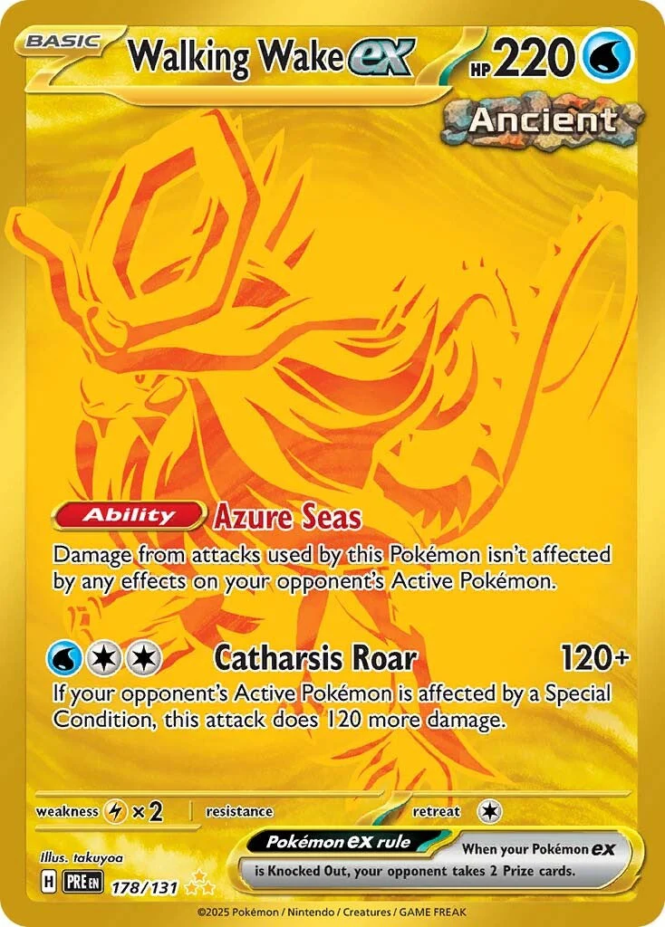 Prismatic Evolutions 178 Walking Wake ex