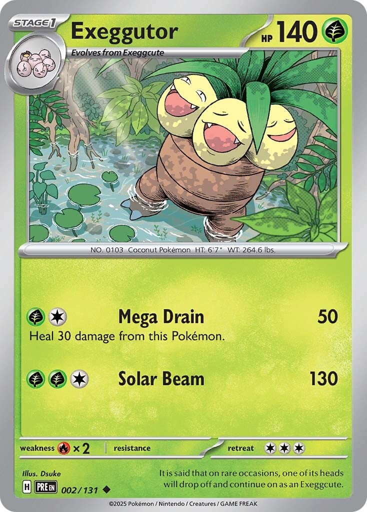 Prismatic Evolutions 002 Exeggutor