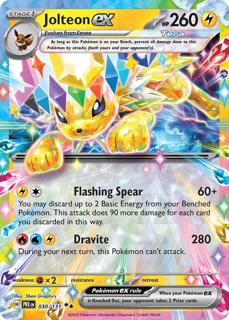 Prismatic Evolutions 030 Jolteon ex