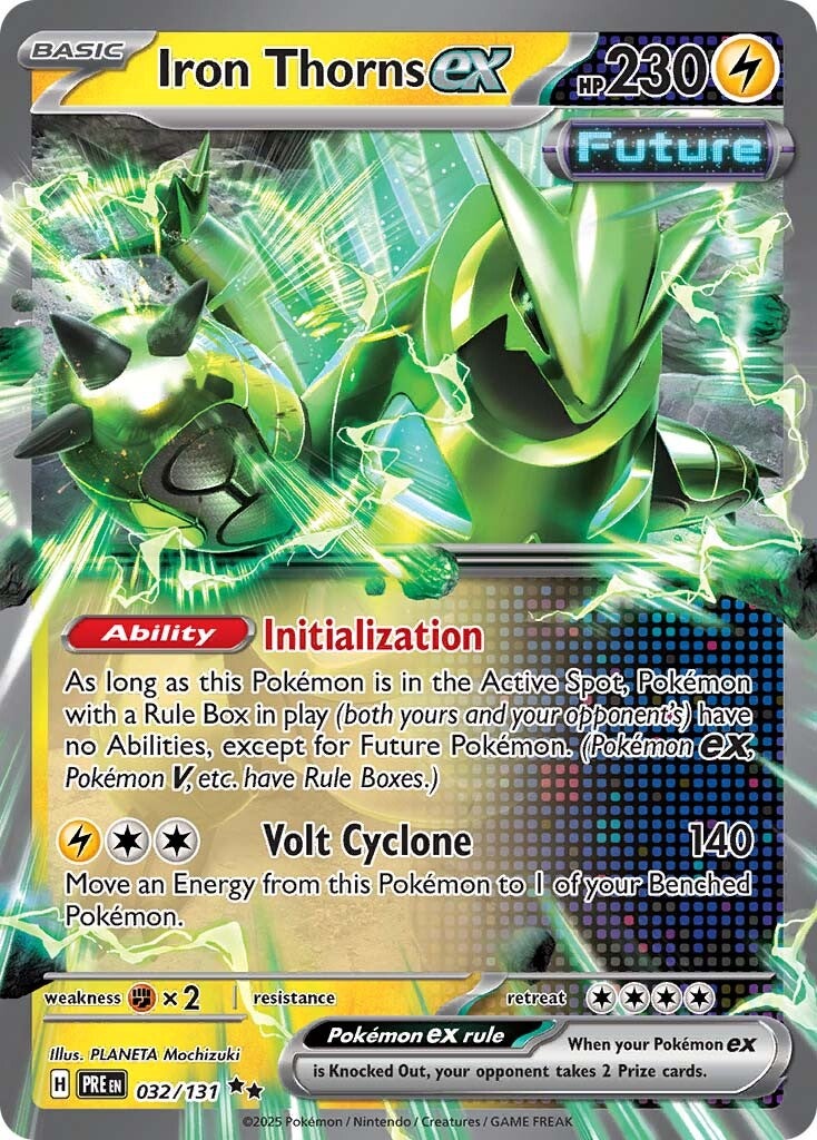 Prismatic Evolutions 032 Iron Thorns ex