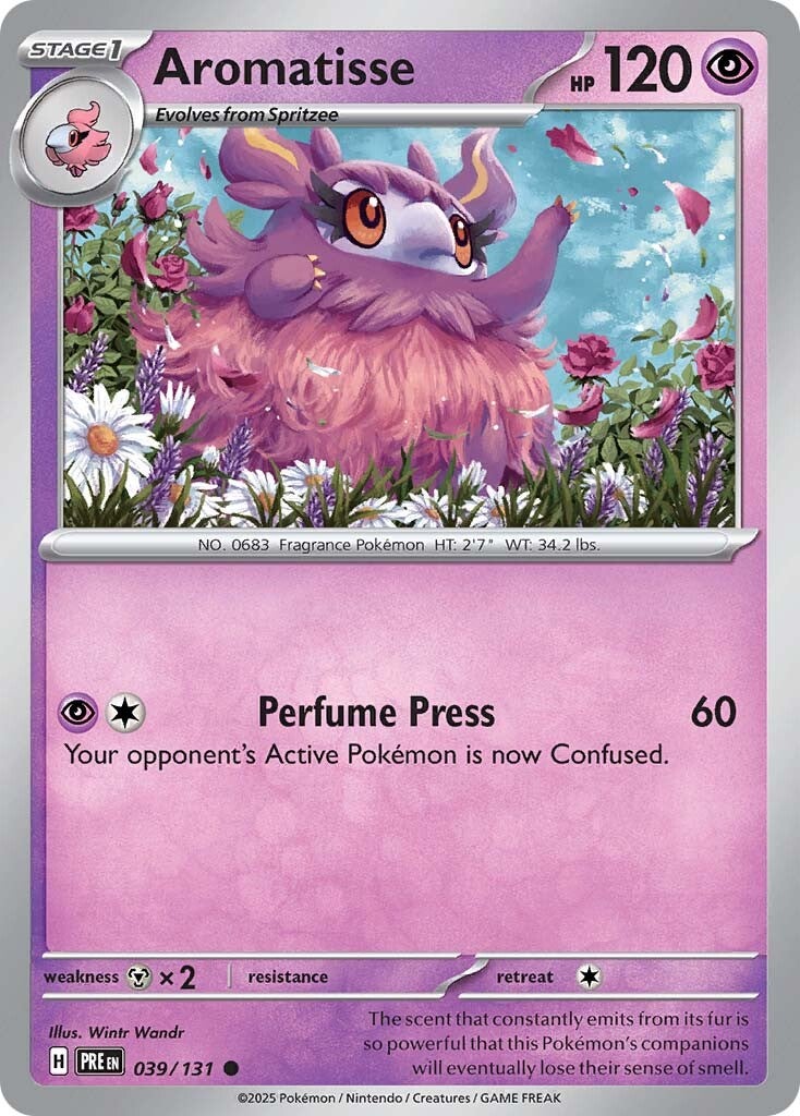 Prismatic Evolutions 039 Aromatisse