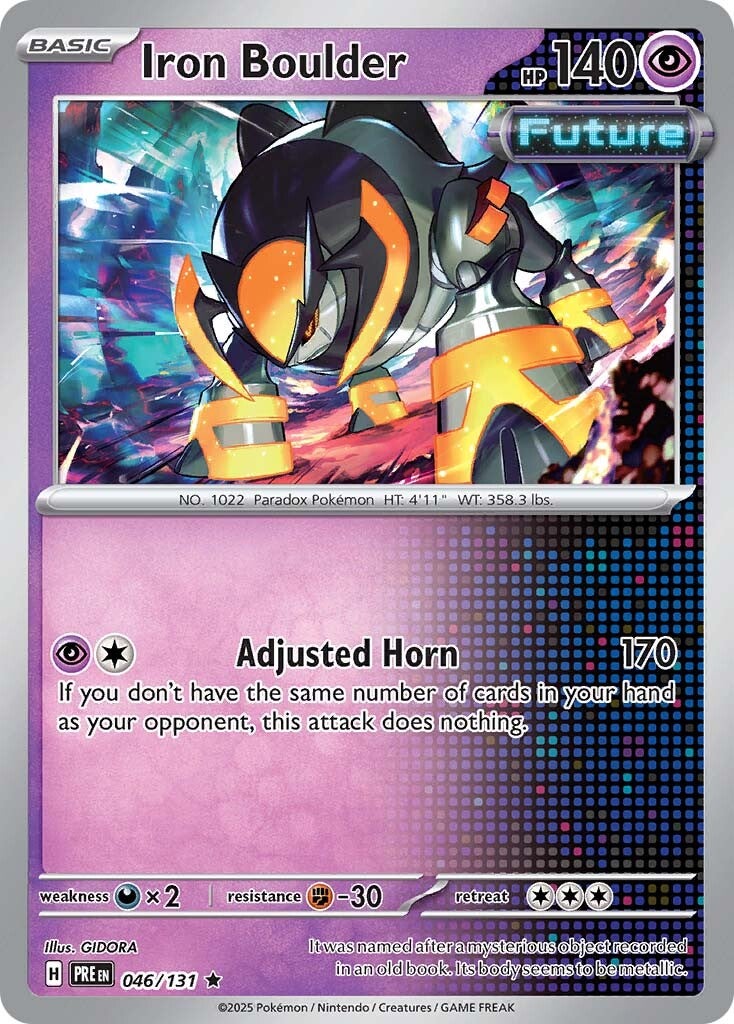 Prismatic Evolutions 046 Iron Boulder