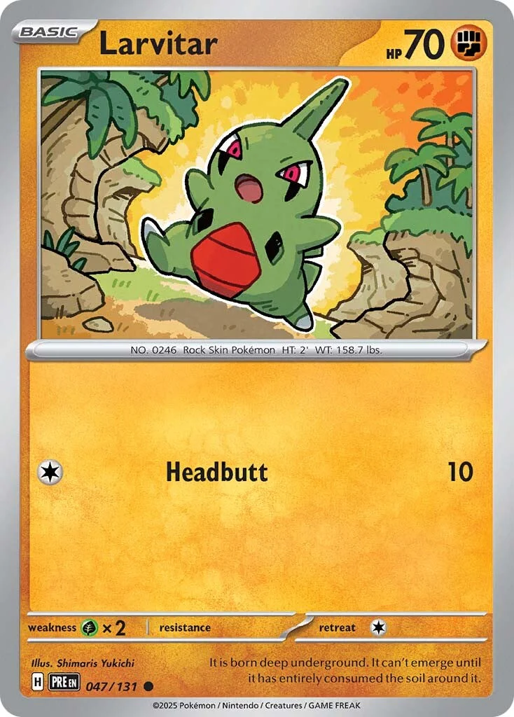 Prismatic Evolutions 047 Larvitar