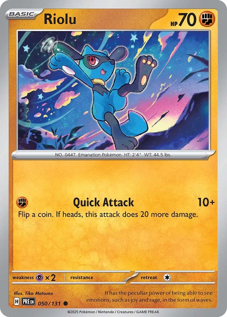 Prismatic Evolutions 050 Riolu