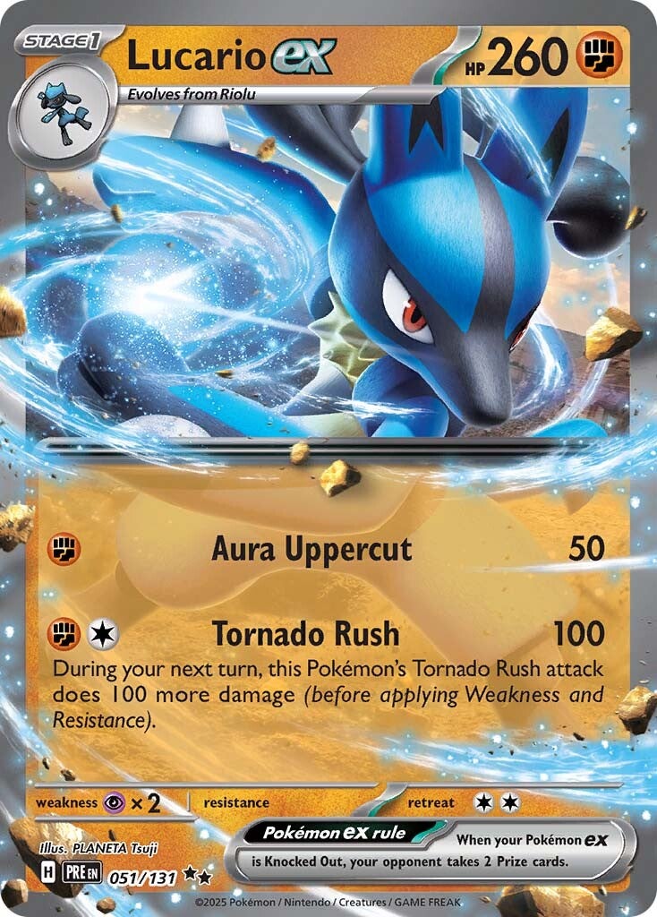 Prismatic Evolutions 051 Lucario ex
