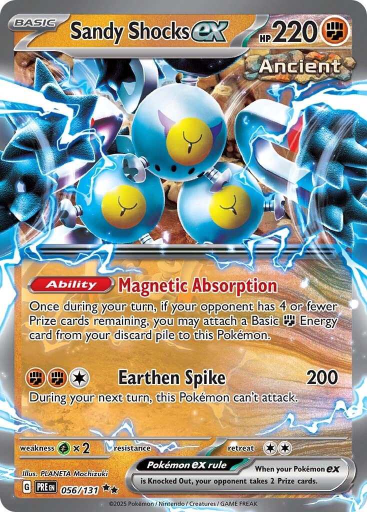 Prismatic Evolutions 056 Sandy Shocks ex