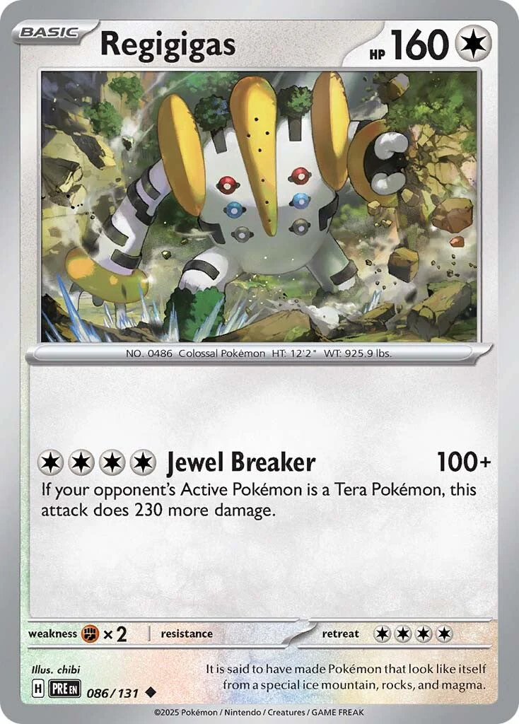 Prismatic Evolutions 086 Regigigas