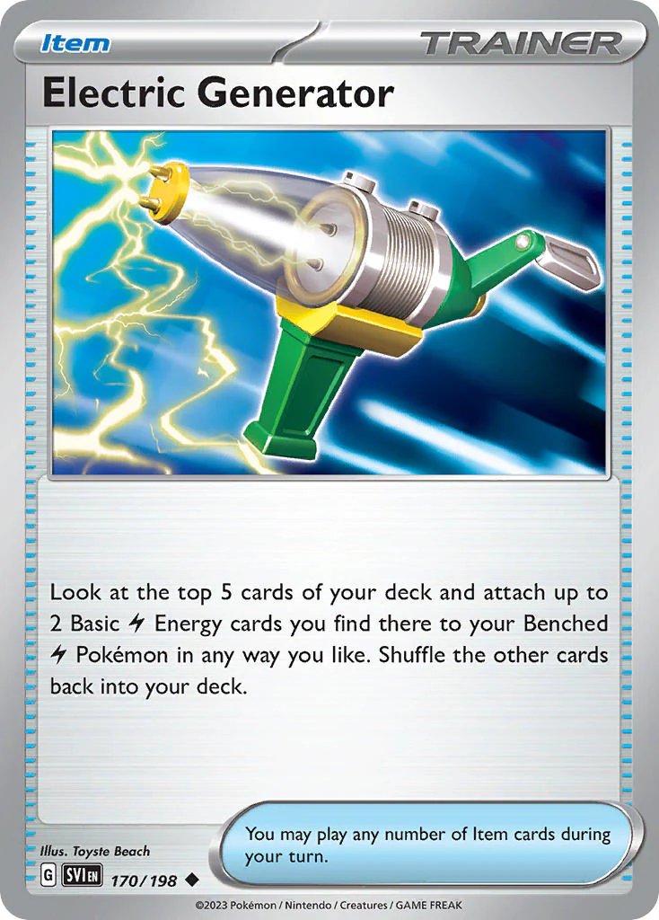 Scarlet and Violet Base 170 Electric Generator
