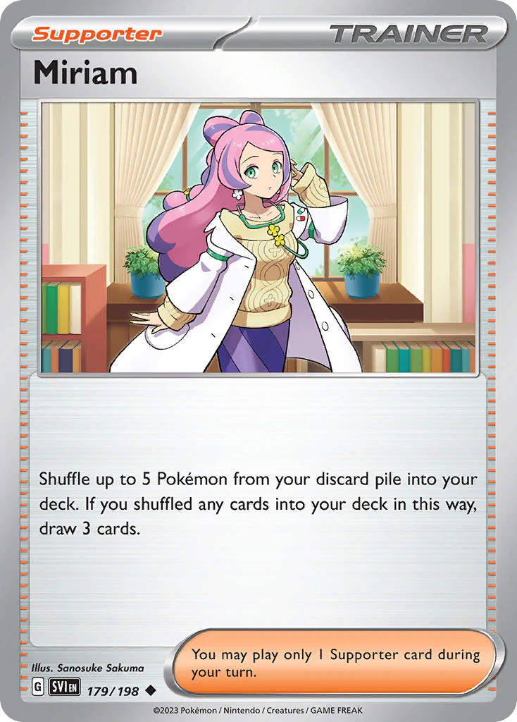 Scarlet and Violet Base 179 Miriam