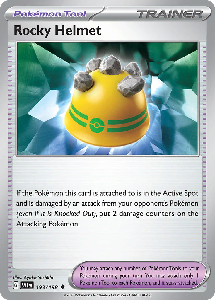Scarlet and Violet Base 193 Rocky Helmet
