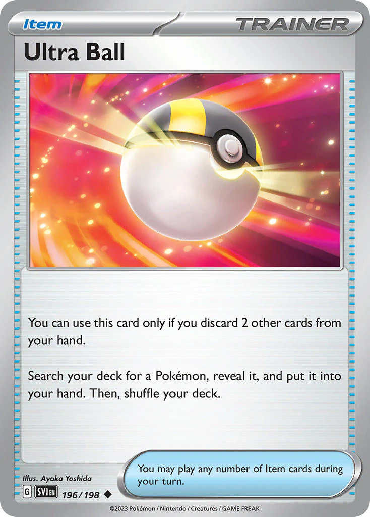 Scarlet and Violet Base 196 Ultra Ball