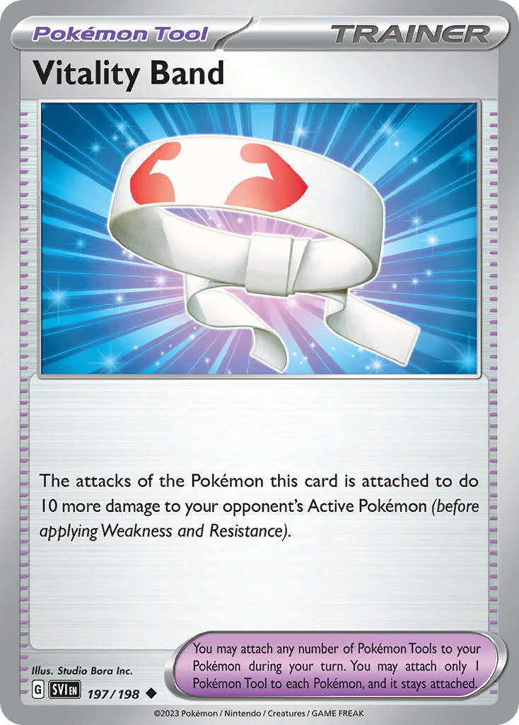 Scarlet and Violet Base 197 Vitality Band