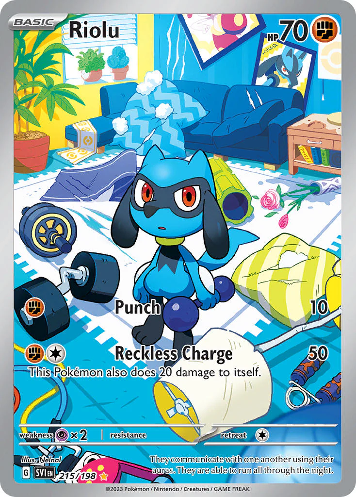 Scarlet and Violet Base 215 Riolu
