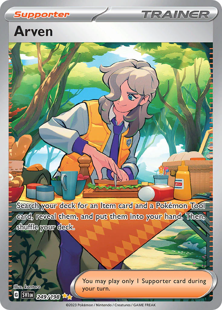 Scarlet and Violet Base 249 Arven