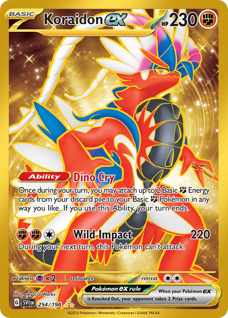 Scarlet and Violet Base 254 Koraidon ex