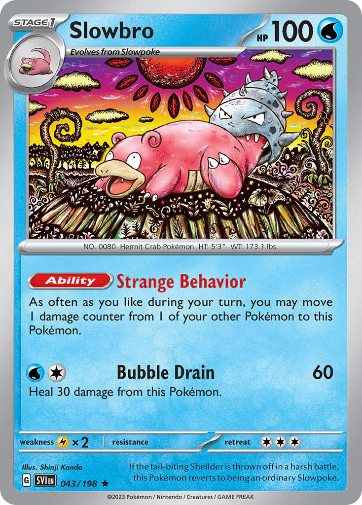 Scarlet and Violet Base 043 Slowbro