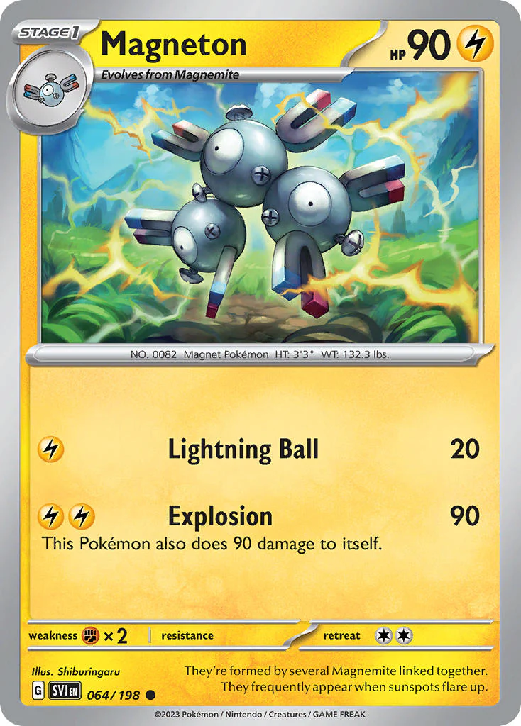 Scarlet and Violet Base 064 Magneton