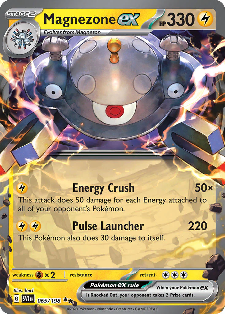 Scarlet and Violet Base 065 Magnezone ex
