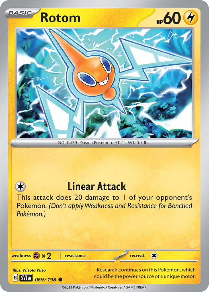 Scarlet and Violet Base 069 Rotom