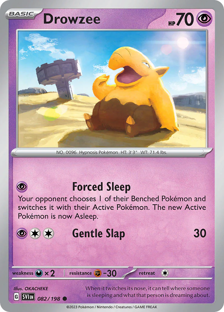 Scarlet and Violet Base 082 Drowzee