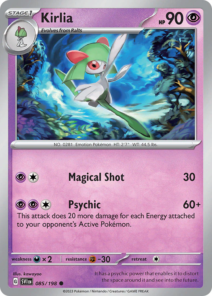 Scarlet and Violet Base 085 Kirlia