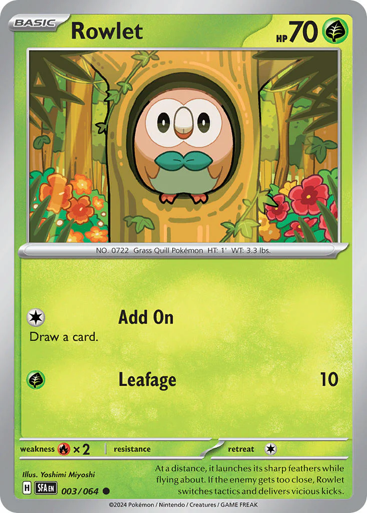 Shrouded Fable 003 Rowlet