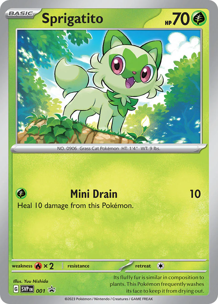 SV Black Star Promos 001 Sprigatito