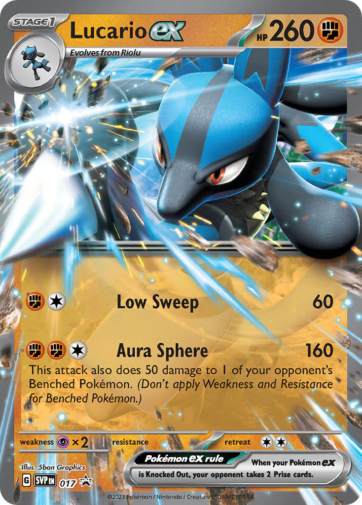 SV Black Star Promos 017 Lucario ex