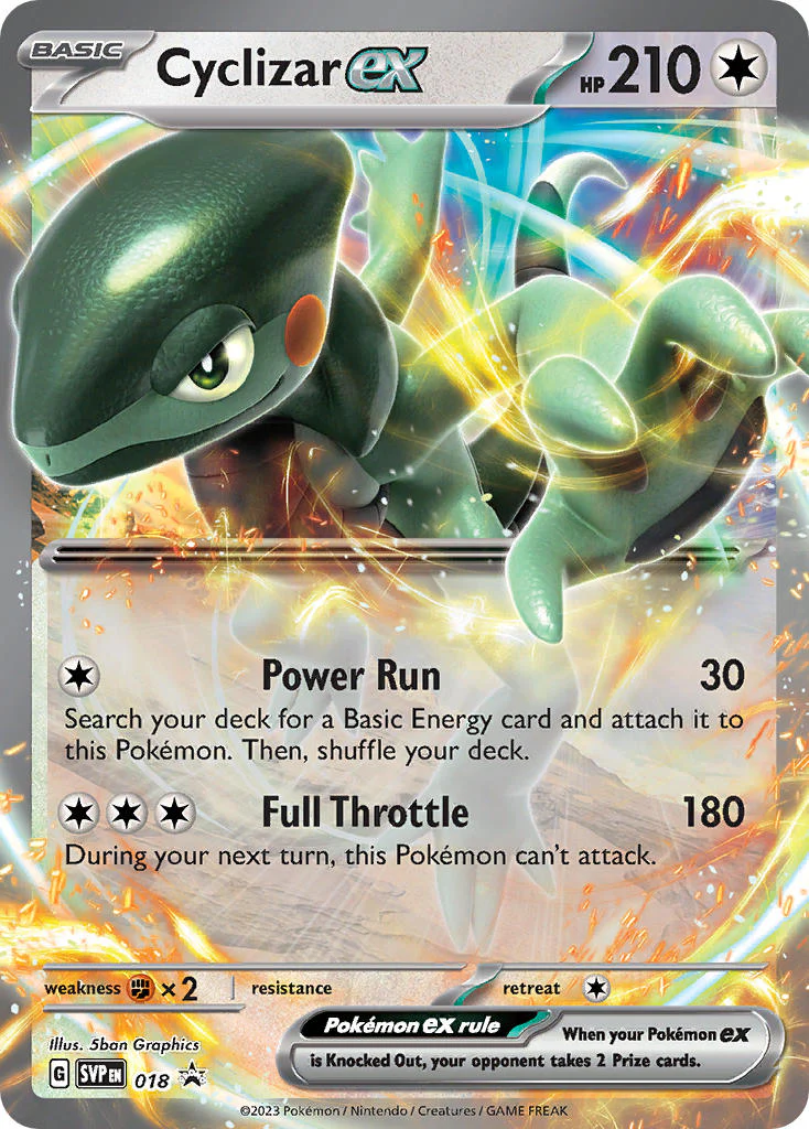SV Black Star Promos 018 Cyclizar ex