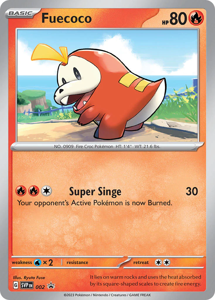SV Black Star Promos 002 Fuecoco