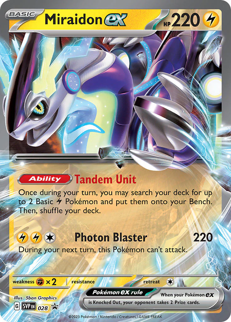 SV Black Star Promos 028 Miraidon ex